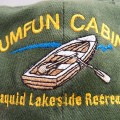 sumfun cabins, embroiedered cap