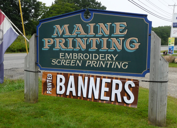 Maine Printing Digital Banners In The House