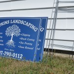 Site Signs, Hopkins Landscaping, Maine Printing And Embroidery